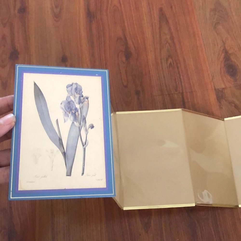 Caspari Vintage iris small picture album holder
